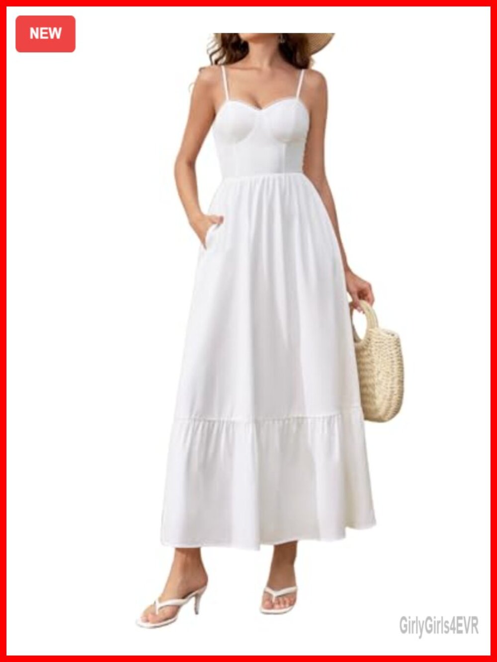 Women's Floral Flowy A Line Corset Maxi Dress Sweetheart Sleeveless